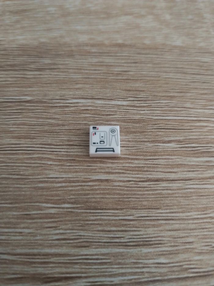 Lego tuile 1x1 star wars snowtrooper - photo numéro 3