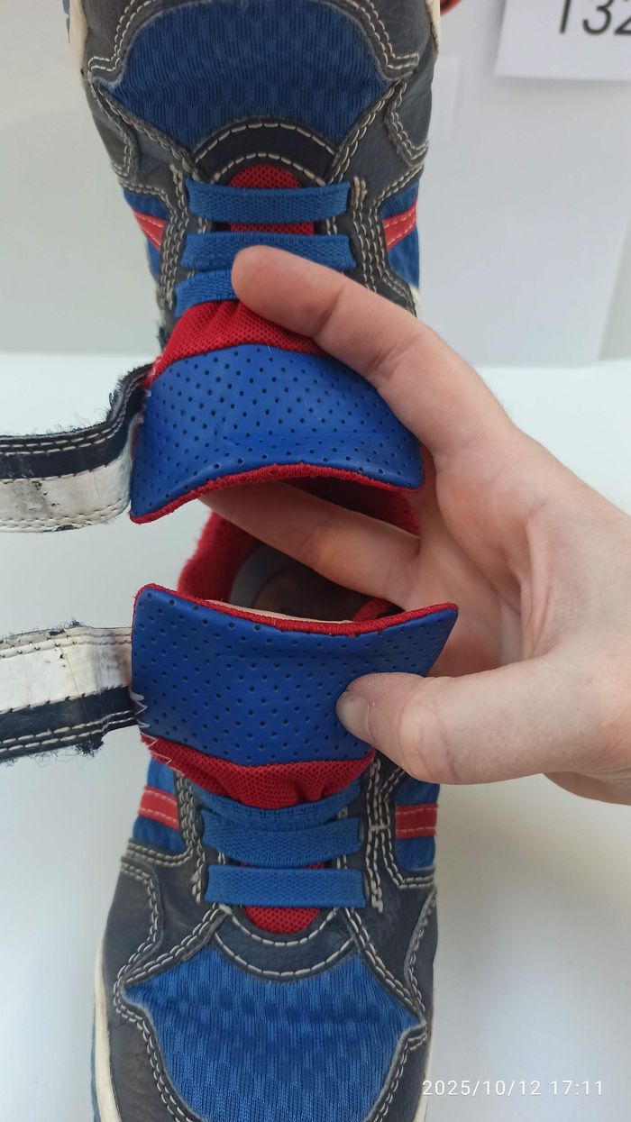 T32 basket geox respira Geox J Inek Boy B Sneakers  J259CB  navy royal - photo numéro 9