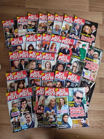 Lot 31 magazines Ici Paris 