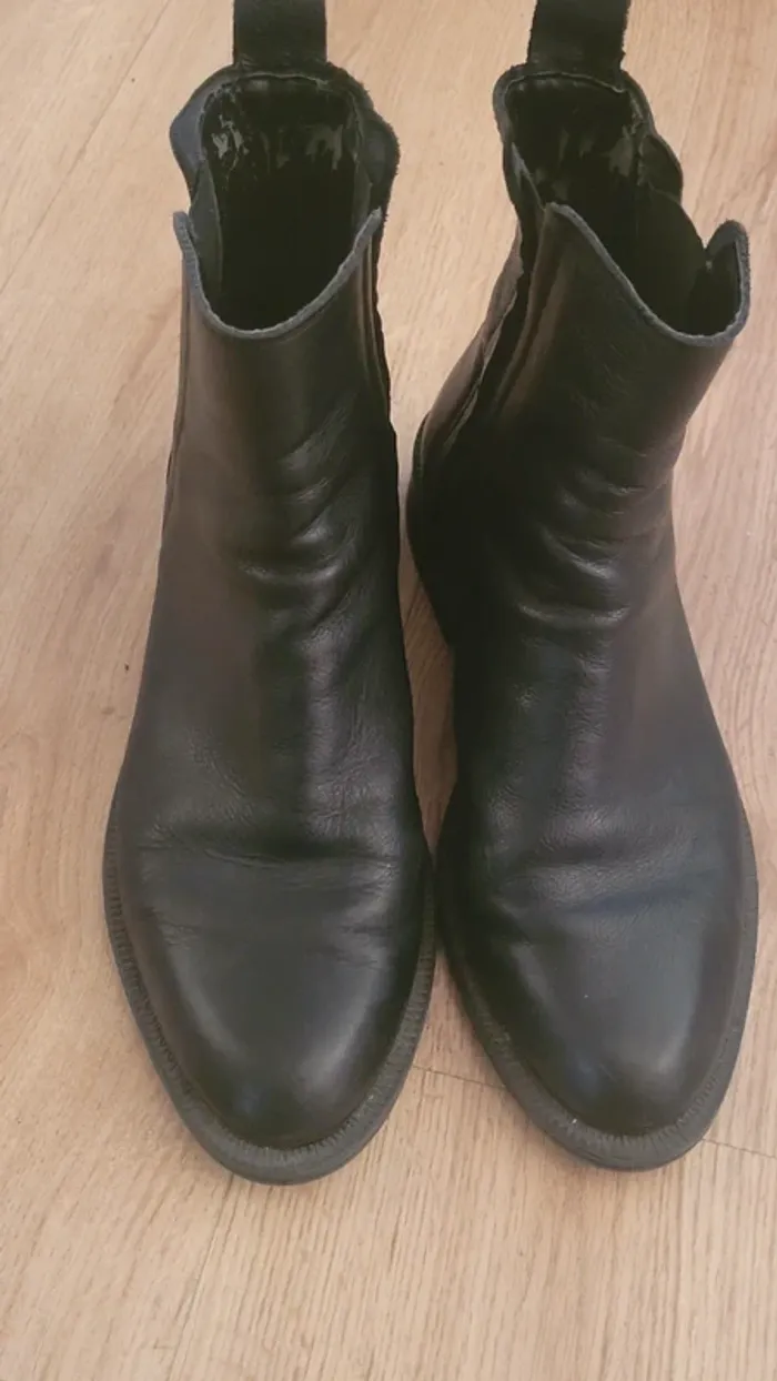 Bottine cuir mango