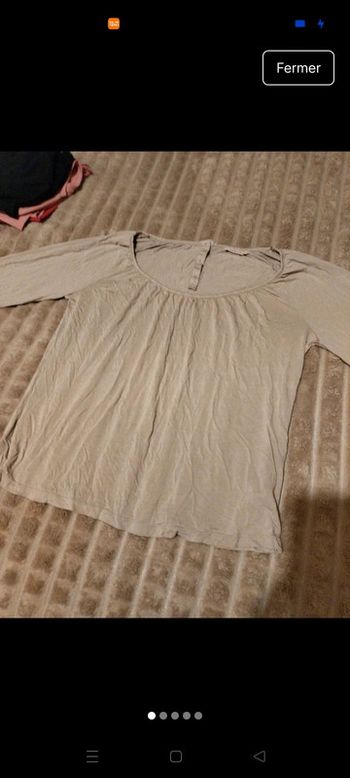 Blouse beige