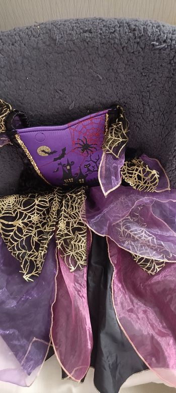 Robe sorcière halloween enfant