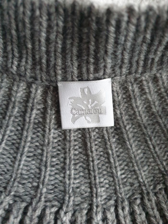 Gilet manches 3/4 gris - photo numéro 3