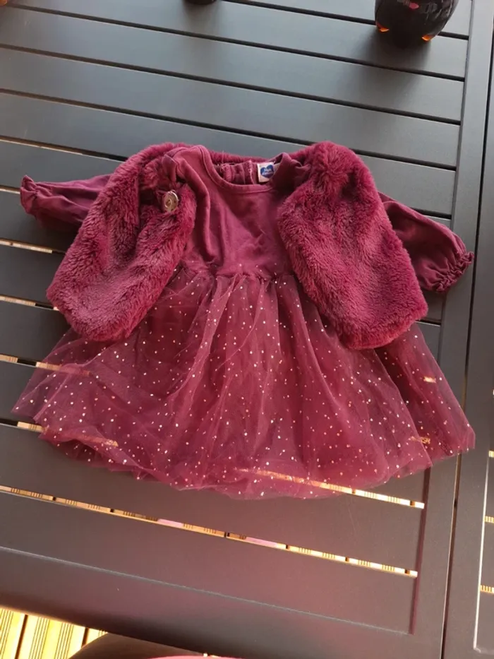 Robe + collant et  boléro