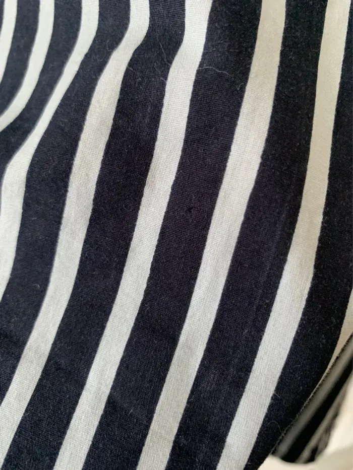 Chemise manche courte à rayures bleu foncé/clair homme - Taille 4XL Kiabi - photo numéro 4