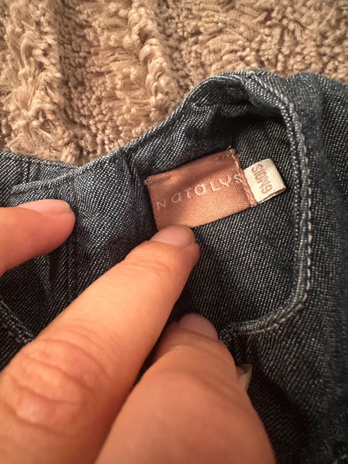 Robe en jeans natalys 6m - photo numéro 3