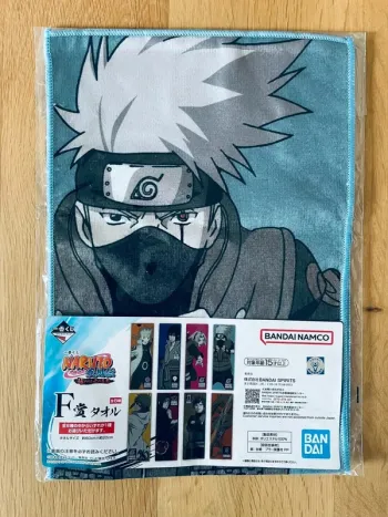 Naruto Shippuden - Serviette Kakashi Hatake 60x20 cm - Ichiban Kuji Naruto: Tsumugareruhi no Ishi