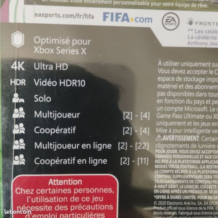 Jeu Xbox Neuf Fifa 21 - photo numéro 4