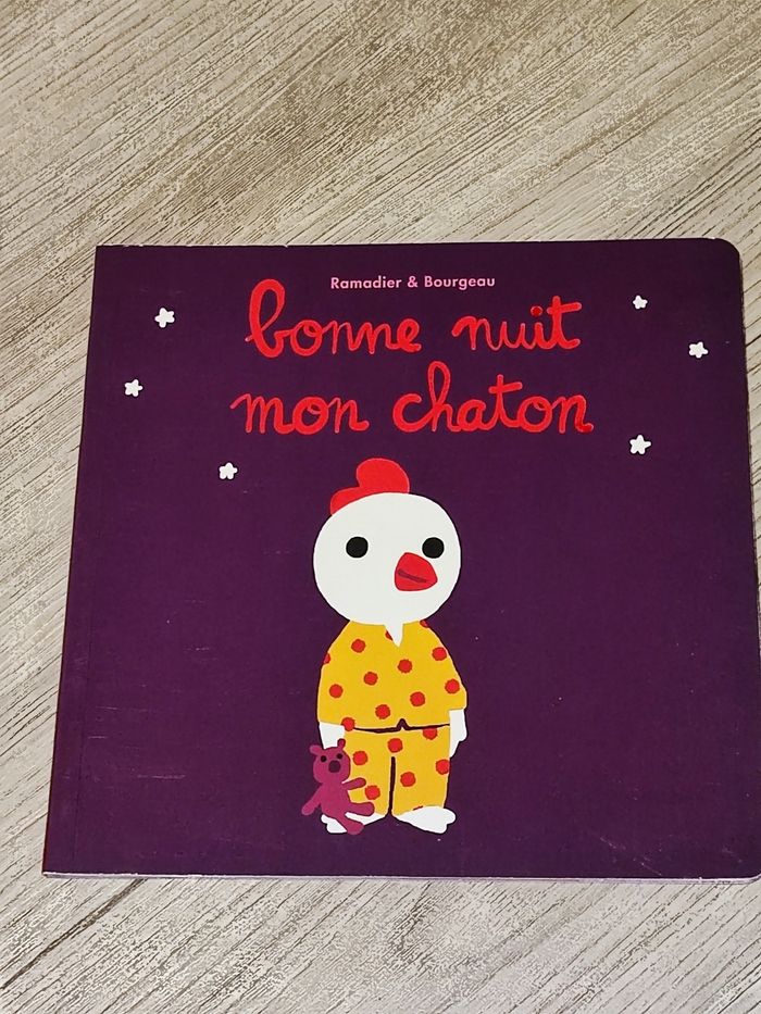 Livre bonne nuit mon chaton