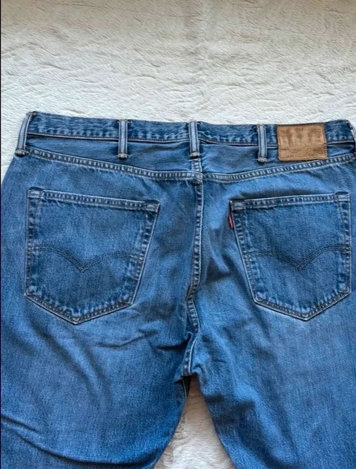 Jean Levi’s 501 bleu homme coupe relaxed droite ample taille W38 48 XL - photo numéro 12