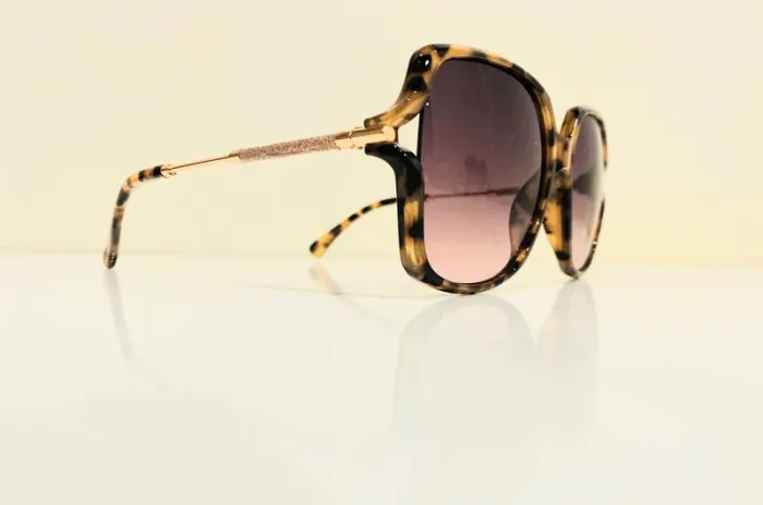 Lunette de soleil femme marron léopard verres dégradés uvprotection catégorie 2 - photo numéro 4