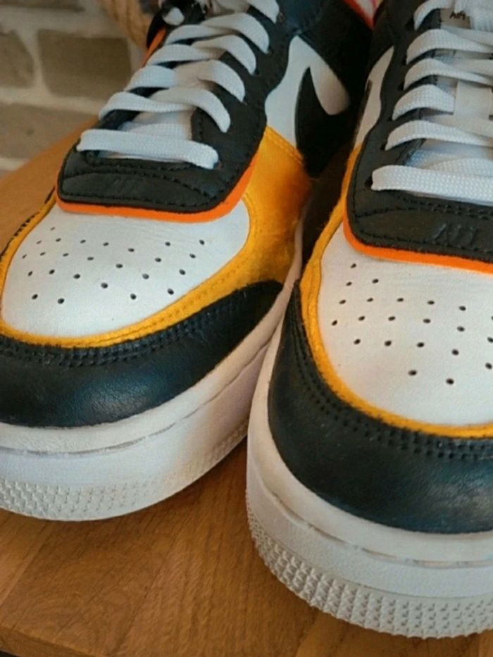 Baskets Sneakers Nike Air force 1 low shadow white black multi - photo numéro 11