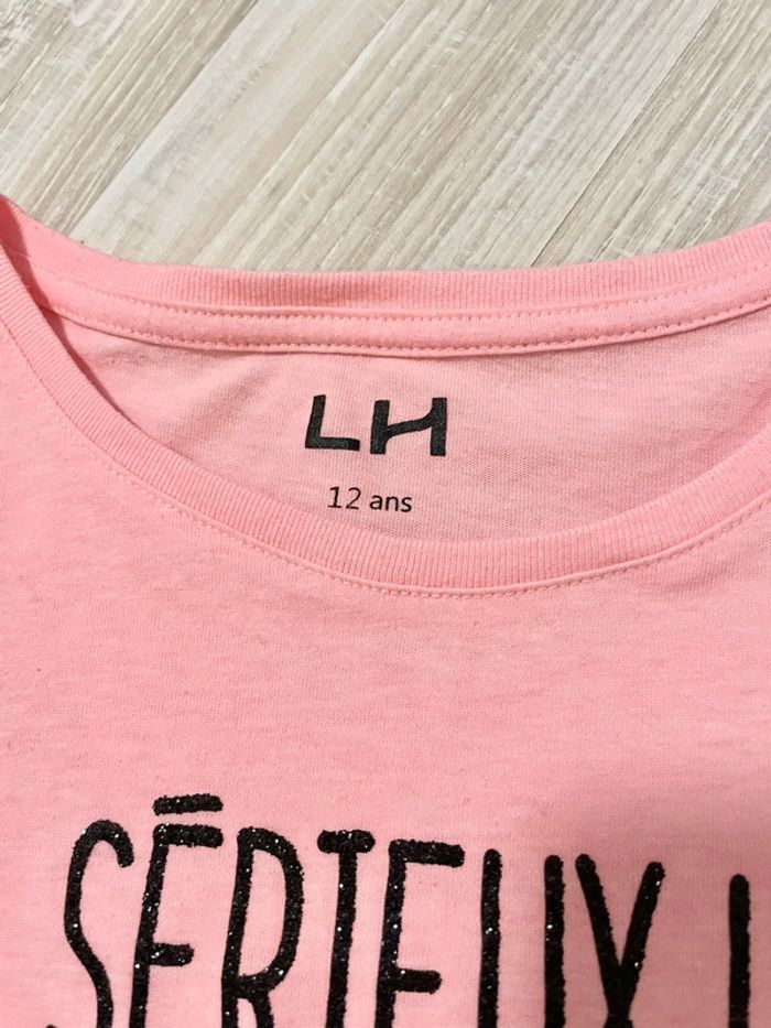 Tee-shirt fille La Halle - photo numéro 3