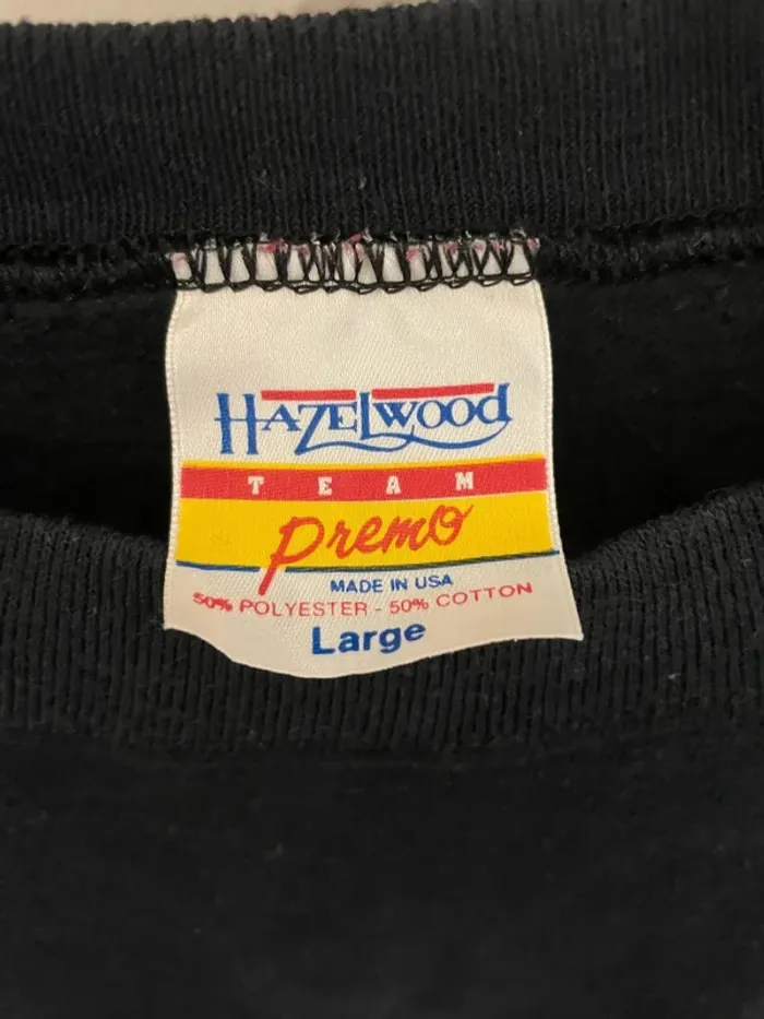 Crewneck plain full black made in USA 🇺🇸 Woman L - photo numéro 2