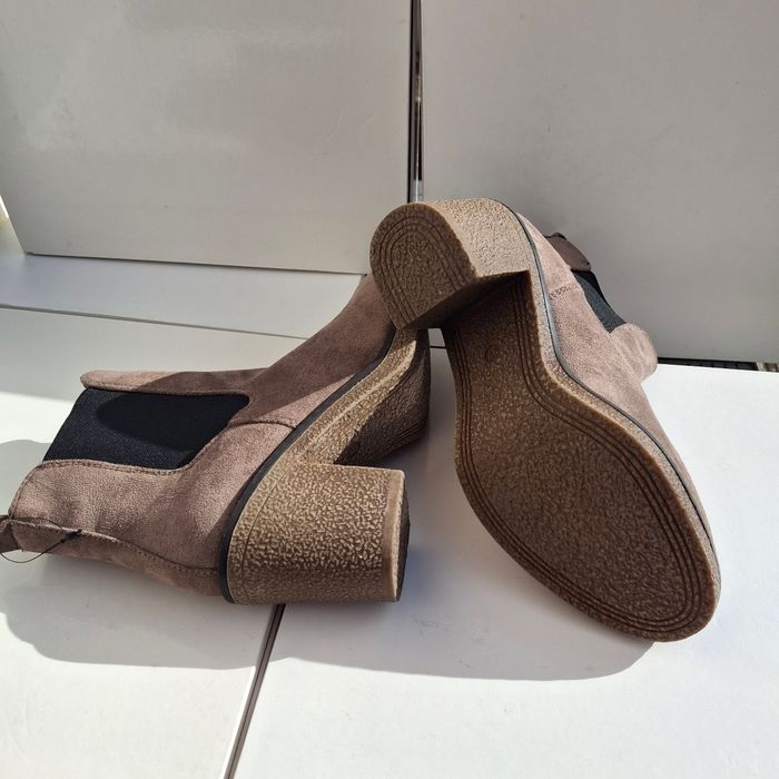 Bottines en Daim Marron Neuve - photo numéro 3