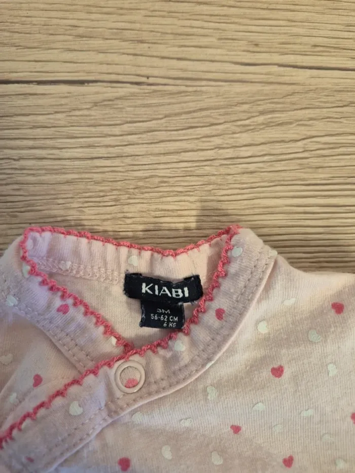 Pyjama taille 3 mois kiabi - photo numéro 3