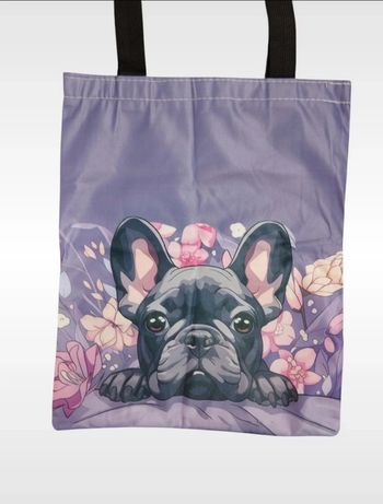 Tote bag sac cabas Chien Bouledogue