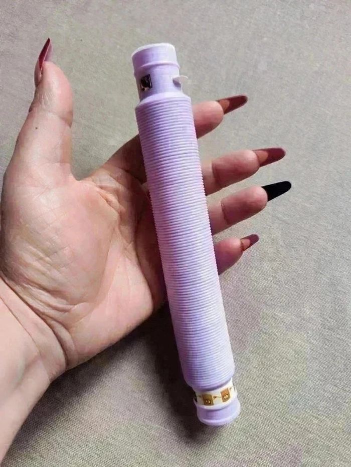 Tube sensoriel étirable lumineux mauve Snoezelen 🌈 - photo numéro 3