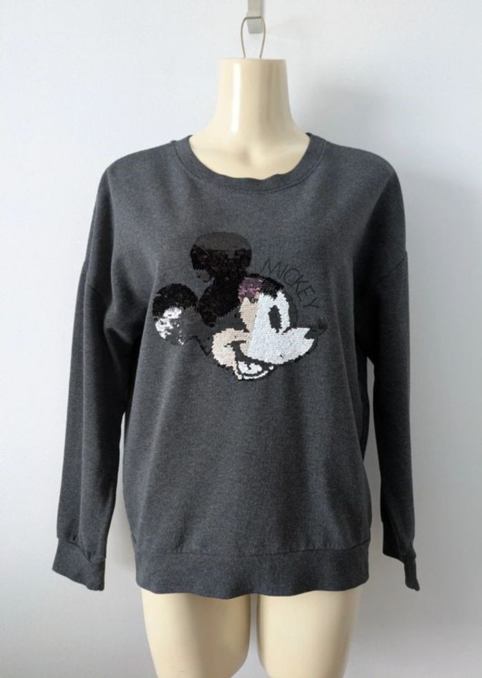 Sweat à paillettes - Disney - taille S - photo numéro 1