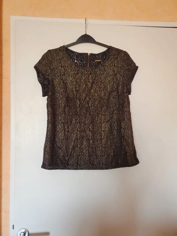 T-shirt blouse dentelle