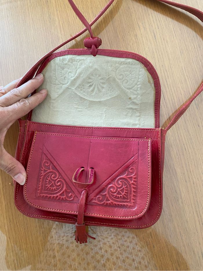 Sac à main en cuir artisanal - photo numéro 3