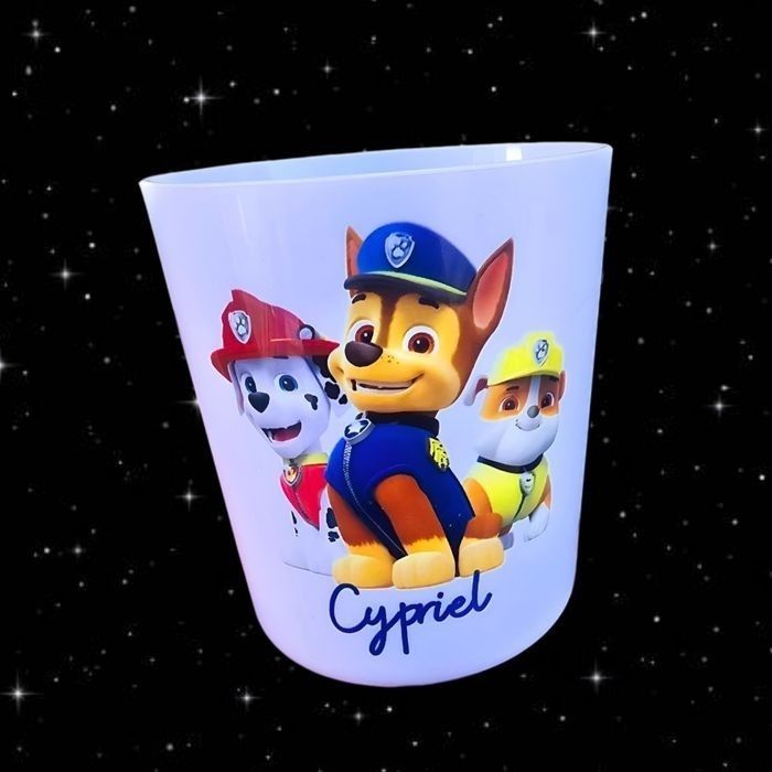 Verre personnalisé enfant pat patrouille
