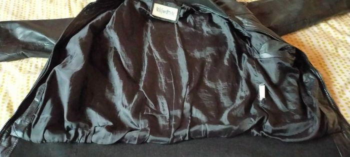 Blouson en cuir noir Kiliwatch, S  État : très bon, porté régulièrement  Cuir souple, fermeture écla - photo numéro 5