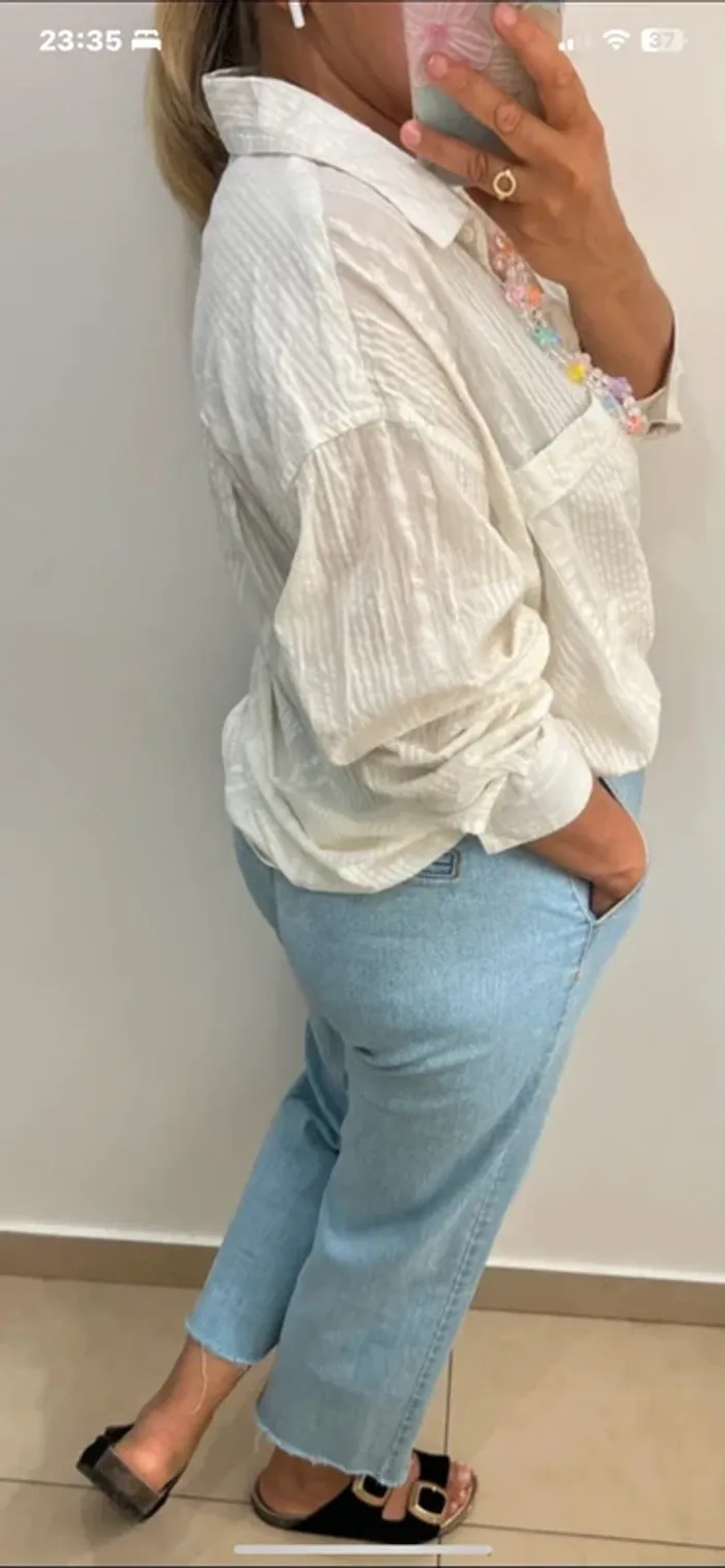 Chemise blanche oversize - photo numéro 5