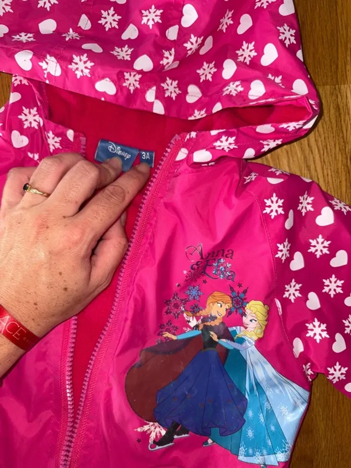 Parka la reine des neiges 3ans - photo numéro 2