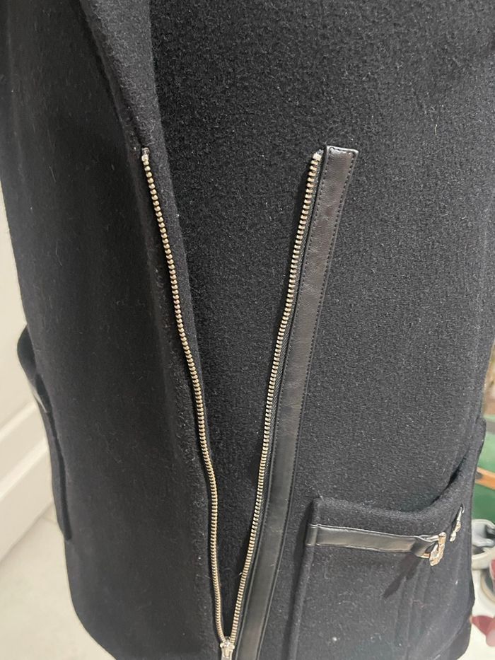 Manteau Gérard Darel T.36 laine noir - photo numéro 5