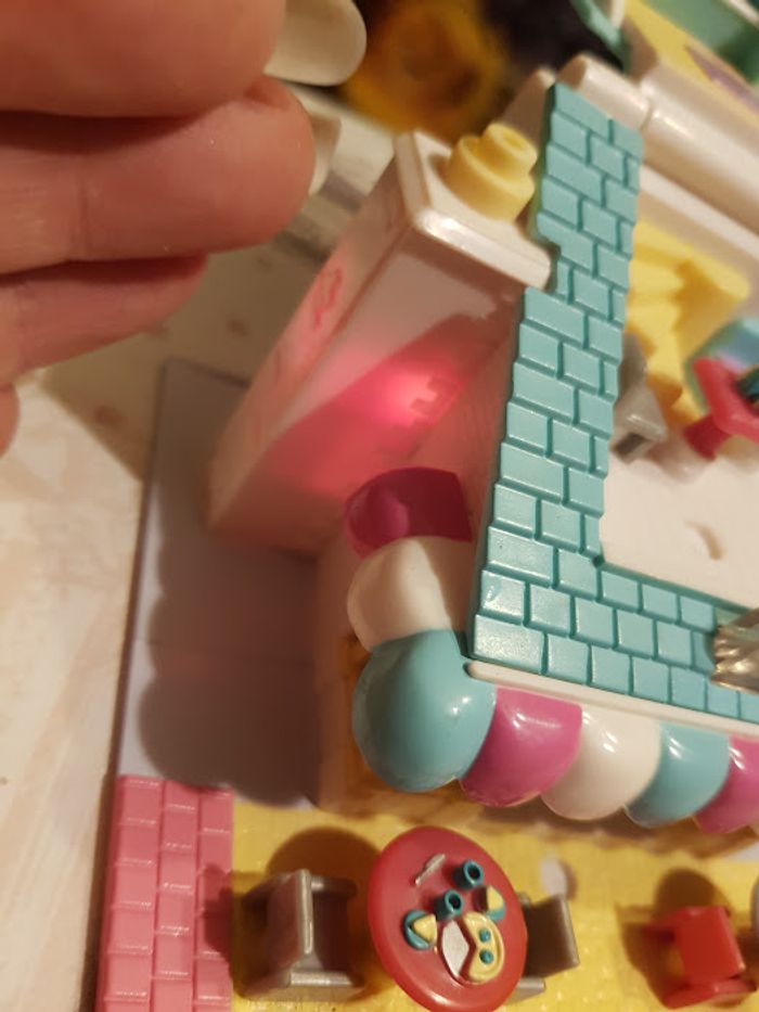 Polly Pocket vintage - 1993 Pizzeria maison + set mini market 1995 vivid imaginations - photo numéro 5