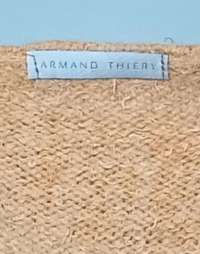 Pull poilu manches courtes jaune chic TU - photo numéro 6