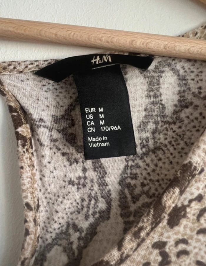 Haut H&M léopard taille M - photo numéro 2
