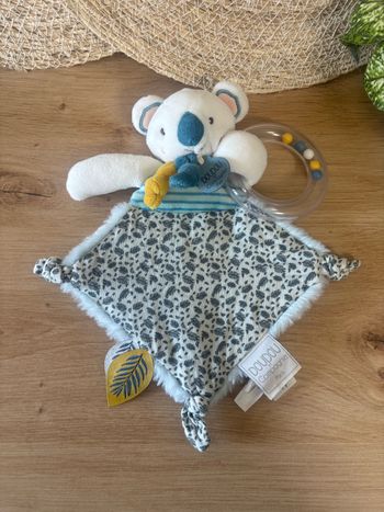 Doudou plat yoca koala anneau bille doudou et compagnie