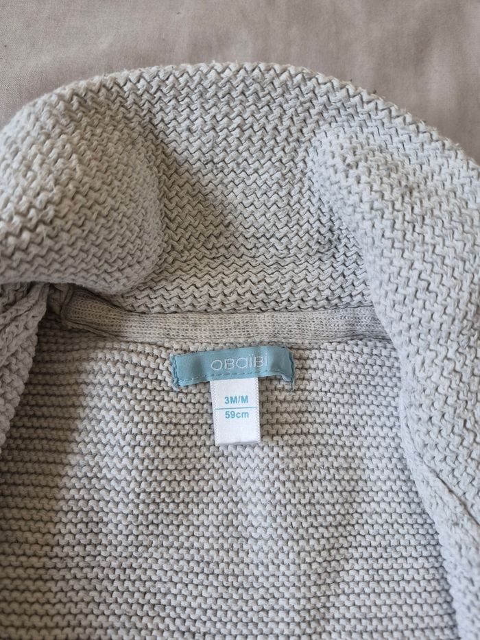 Gilet en maille 3 mois - photo numéro 3