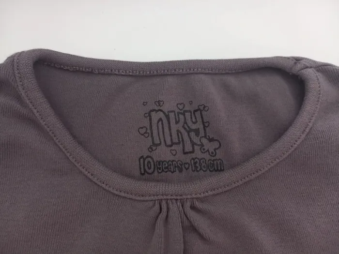 T-shirt manches longues gris NKY - photo numéro 3