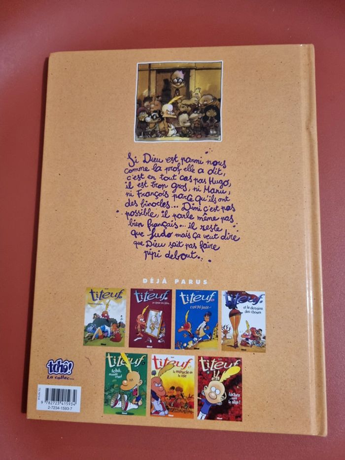 lot de deux bd de titeuf tome 1 et 4 état très correct - photo numéro 3