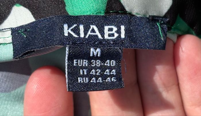 🌿 Chemise satinée imprimé léopard – Vert (Kiabi, T.38) - photo numéro 7