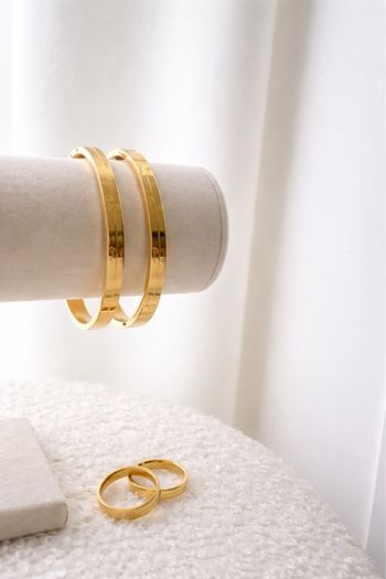 Bracelet + bague style Cartier doré – ensemble élégant ✨