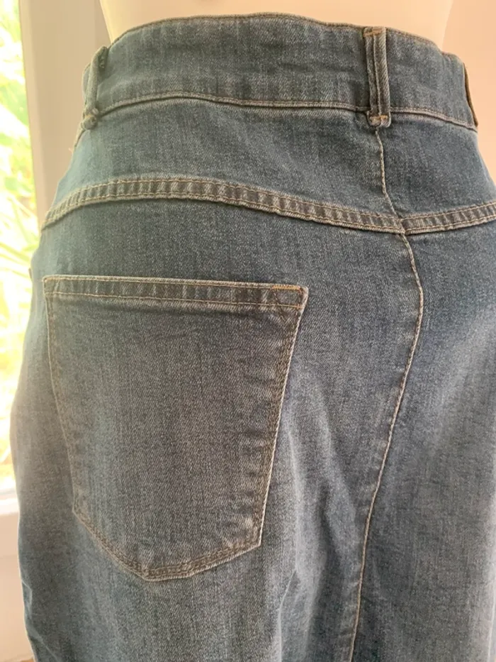 Jupe Bianca longue en jean taille 40 - photo numéro 12