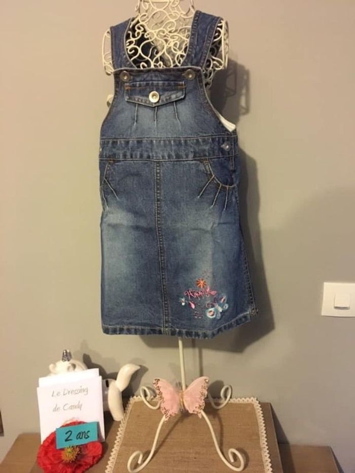 Robe en jean fille 24 mois
