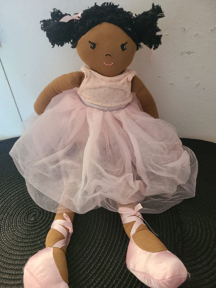 M&S  Poupée en chiffon noire Ballerine M&S - photo numéro 4