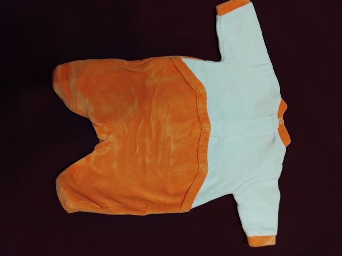 Pyjama taille naissance en velours - photo numéro 4