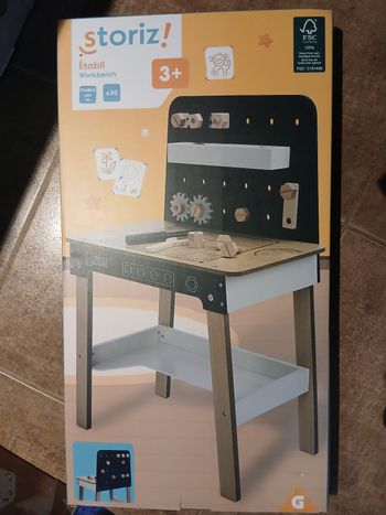 Établi en bois pour enfant