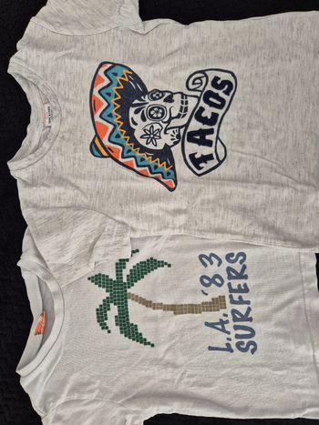 Lot 2 tee-shirts garçon
