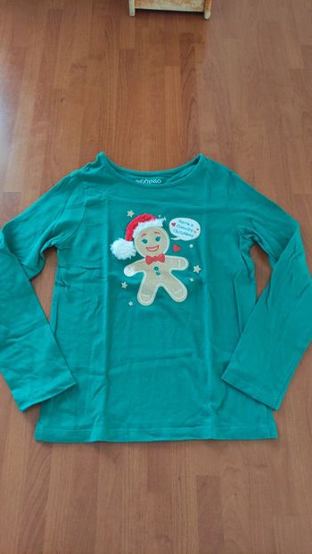 Tee-shirt Noël manches longues taille 8 ans in Extenso