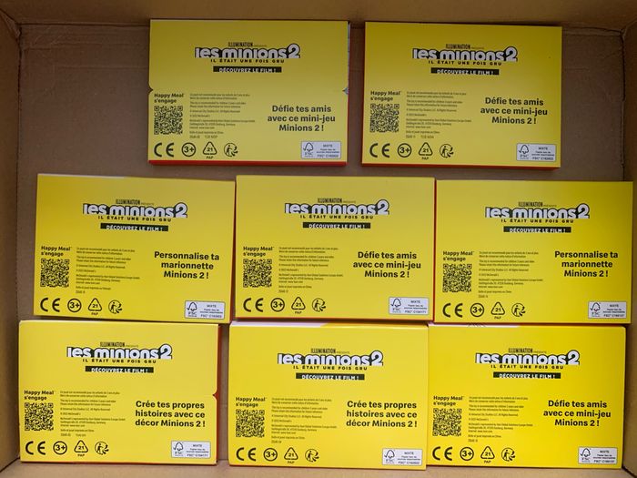 Lot Minions2 happy Meal - photo numéro 2