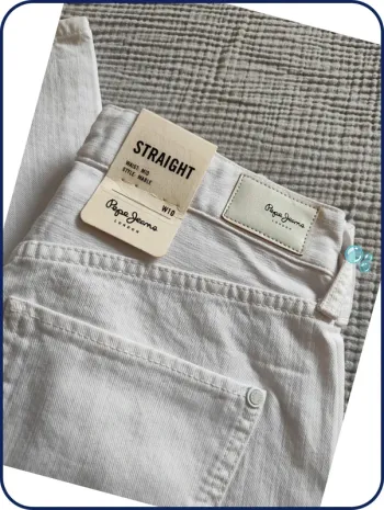 Jeans Pepe jeans femme / blanc