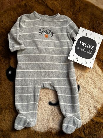 Pyjama gris family KIABI t.3m