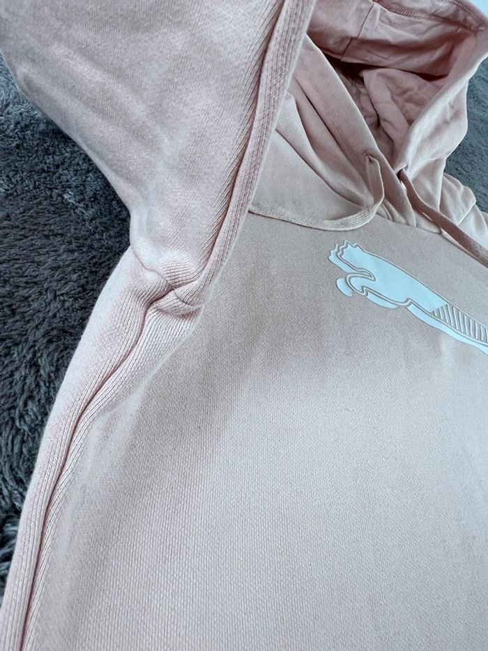 Sweat à Capuche Puma Beige Taille S - photo numéro 11
